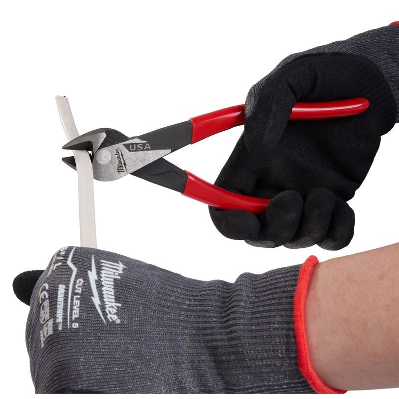 Milwaukee MT508 8in Diagonal Dipped Grip Cutting Pliers (USA)