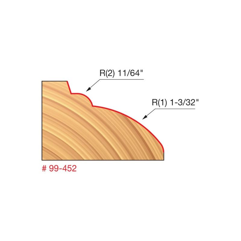 Freud | 34-110 1/4 Radius Rounding Over Bit