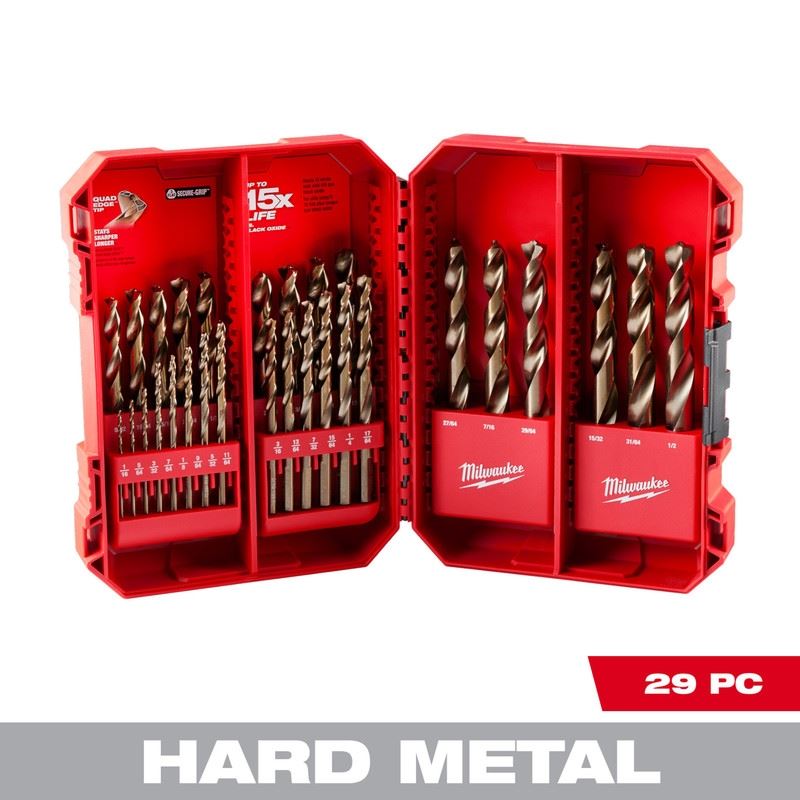 Milwaukee 48-89-2332 RED HELIX Cobalt Drill Bit Set - 29PC