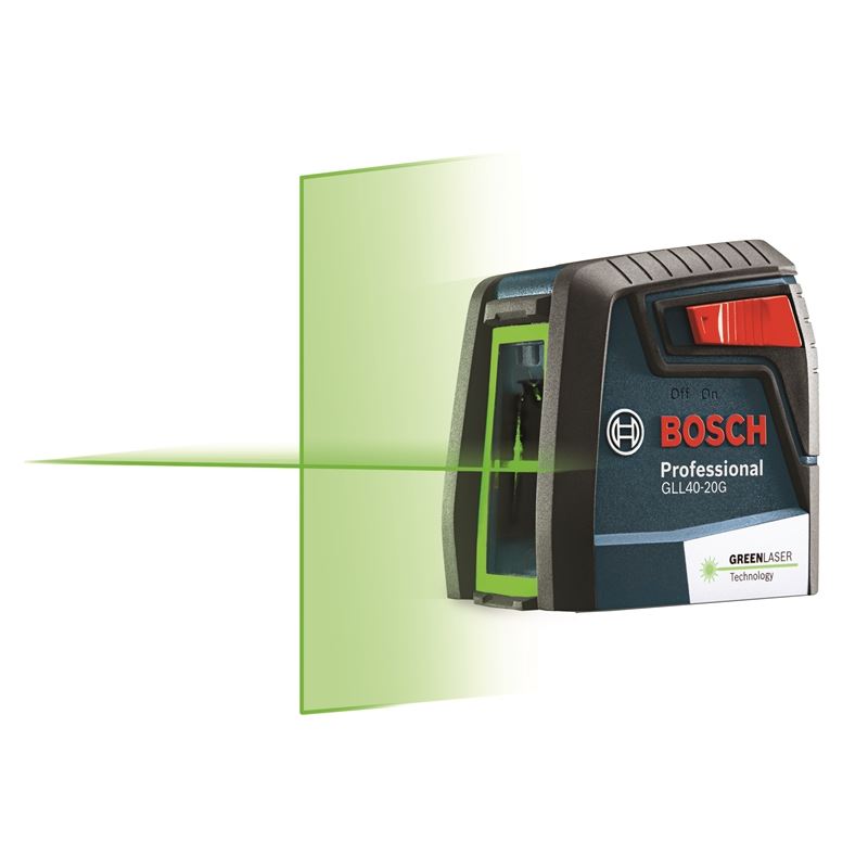 Bosch | GLL40-20G Green-Beam Self-Leveling Cross-Line Laser