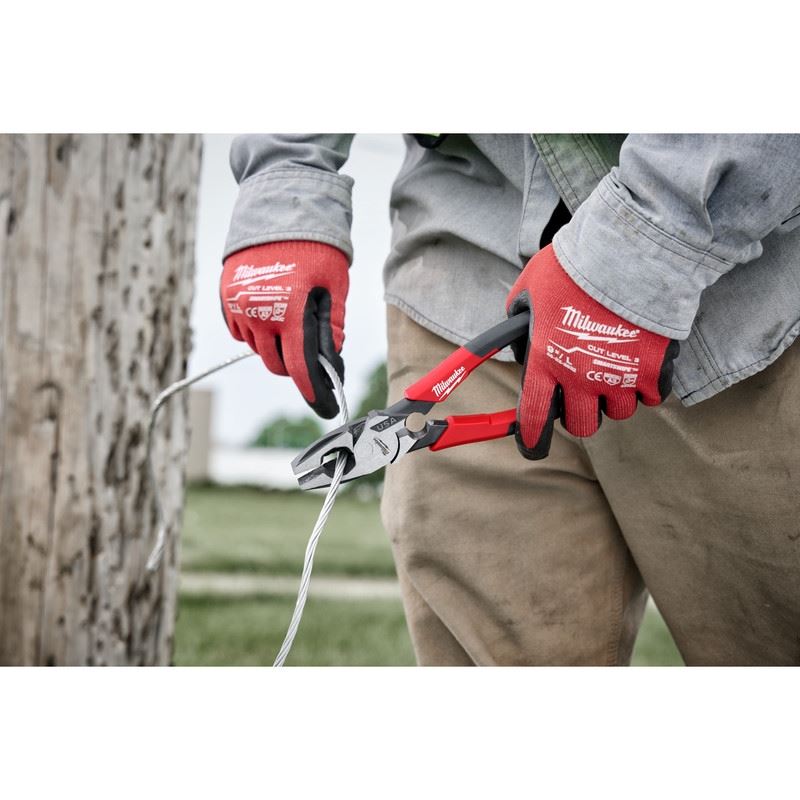 Milwaukee MT550T 9in Linemans Comfort Grip Pliers w/ Thread Cleaner (USA)