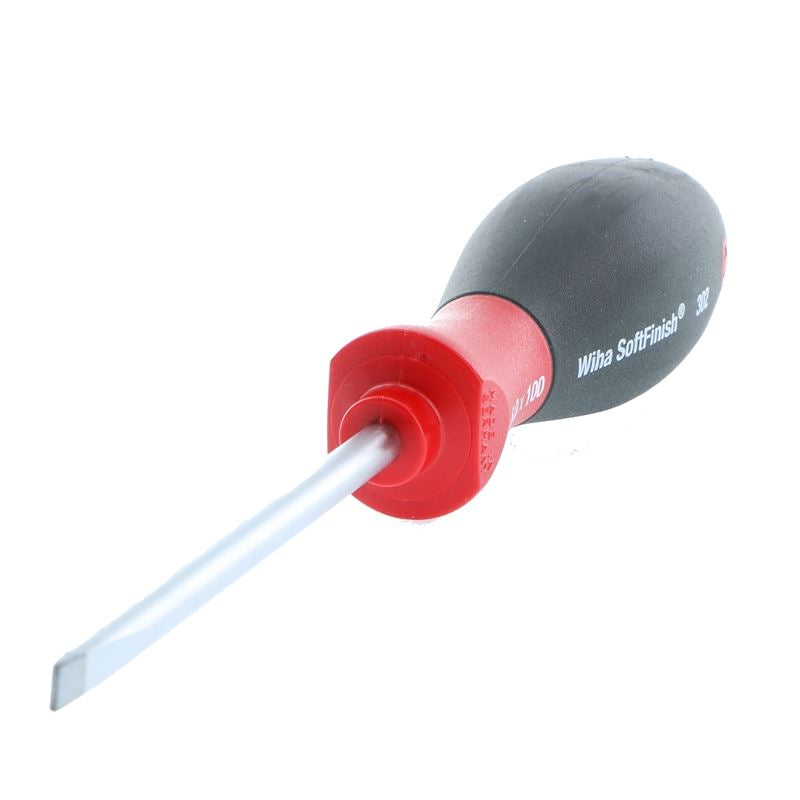 Wiha SoftFinish Slotted Driver 6.0 x 100mm