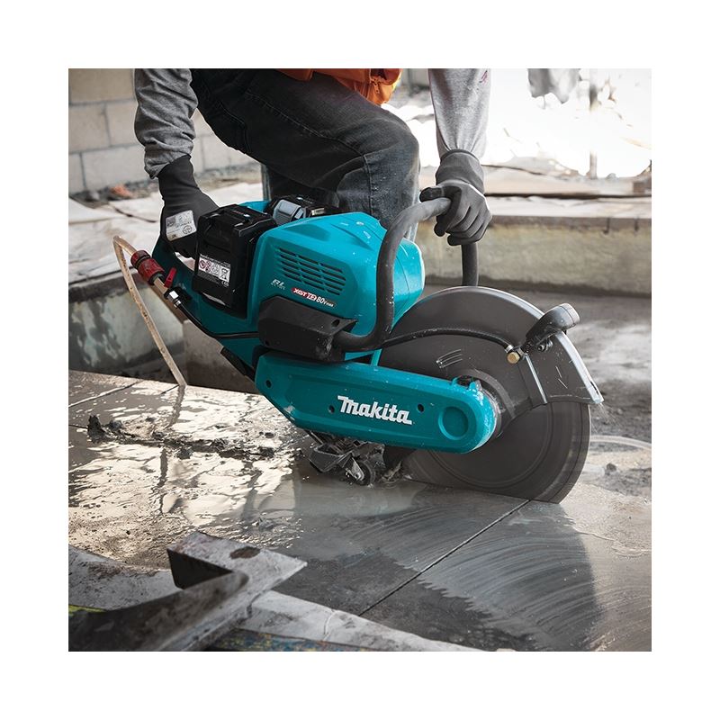 Makita CE001GL401 80V (40VX2) max XGT Brushless Cordless 14in Power Cutter w/ AFT XPT (8.0 Ah x4 Kit)
