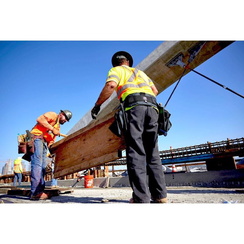 BADGER GUNMETAL PADDED BELT