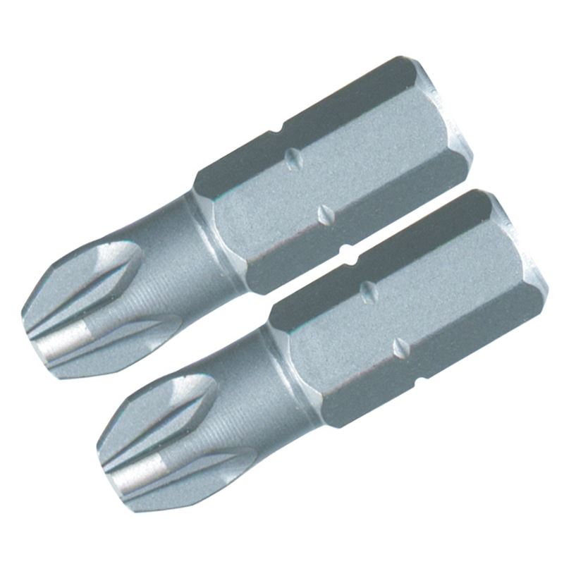 Wiha Terminator Impact Insert Bit Hex 4.0mm Pack of 2 Bits