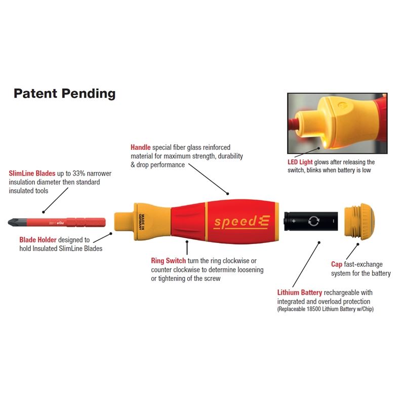 Wiha speedE ELECTRIC 13 Piece Set