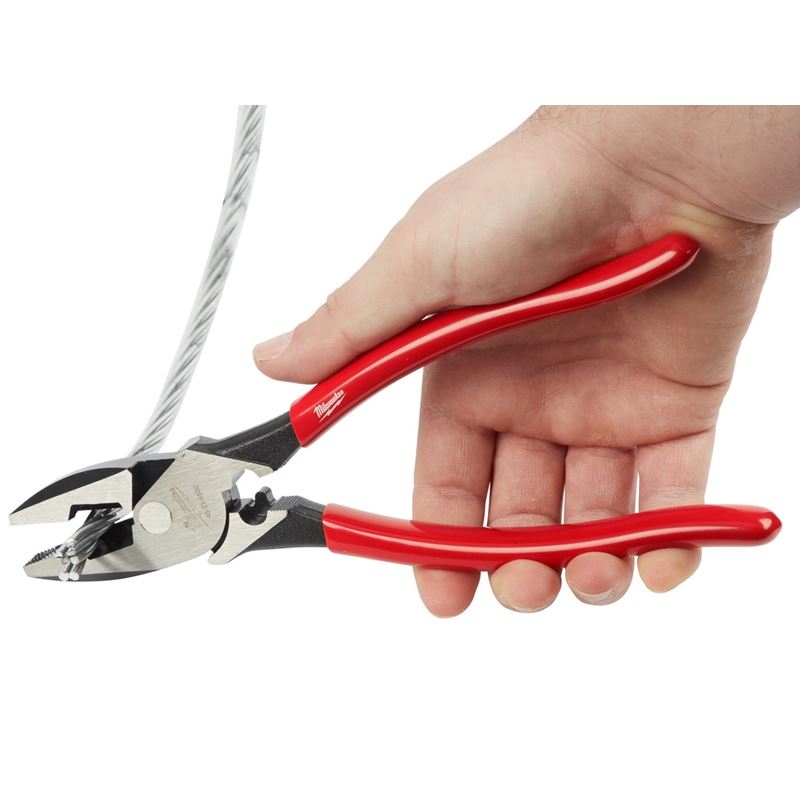 Milwaukee 48-22-6500 High-Leverage Lineman's Pliers with Crimper