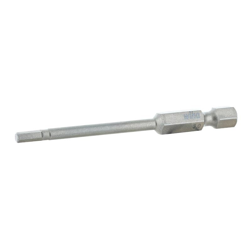 Wiha Hex Metric Power Bit 3.0 x 70mm Pack of 10 Bits
