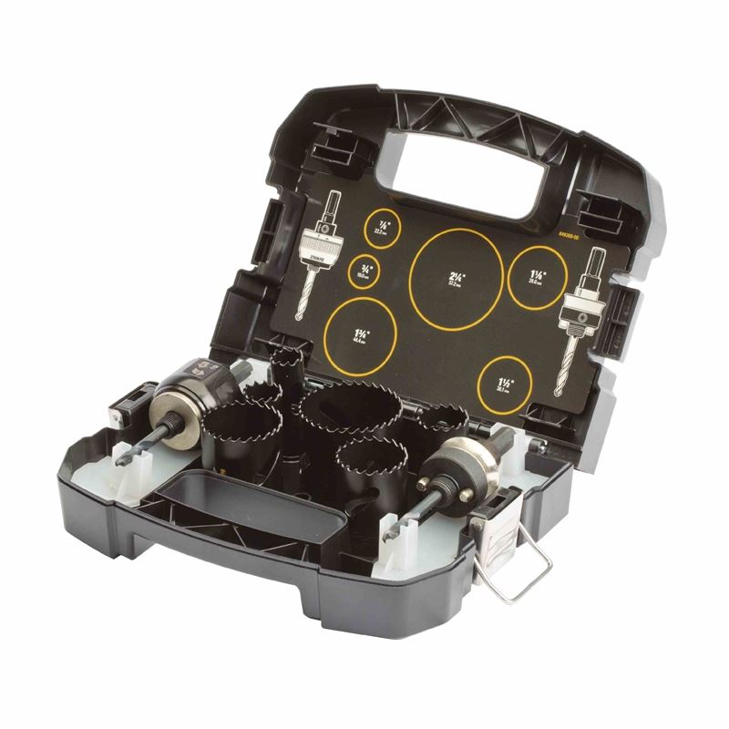 DEWALT DWA1802 9 Pc. Electrician's Hole Saw Set