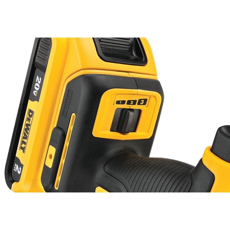 DEWALT DCS356D1 20V MAX* XR Brushless Cordless 3-Speed Oscillating Multi-Tool Kit (2.0 Ah Battery)
