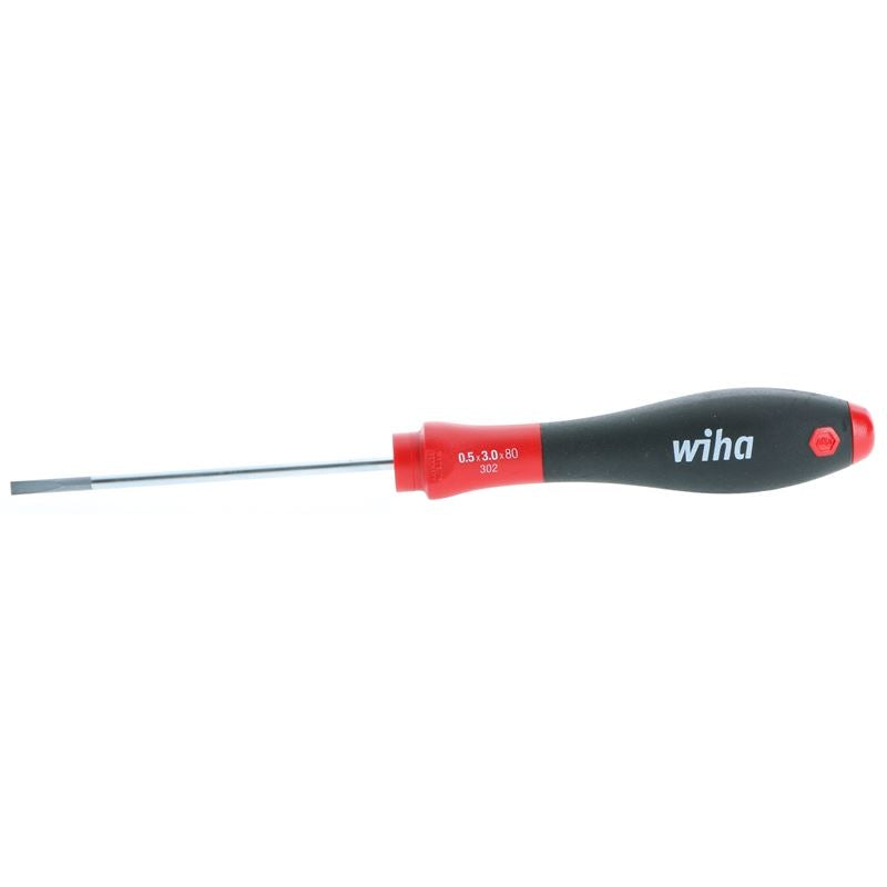 Wiha SoftFinish Slotted Driver 3.0 x 80mm