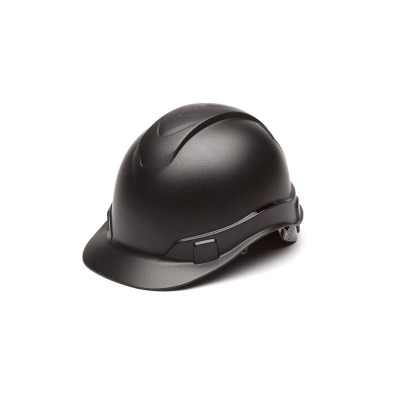 Pyramex HP44117C Flat Black RIDGELINE CAP STYLE HARD HAT