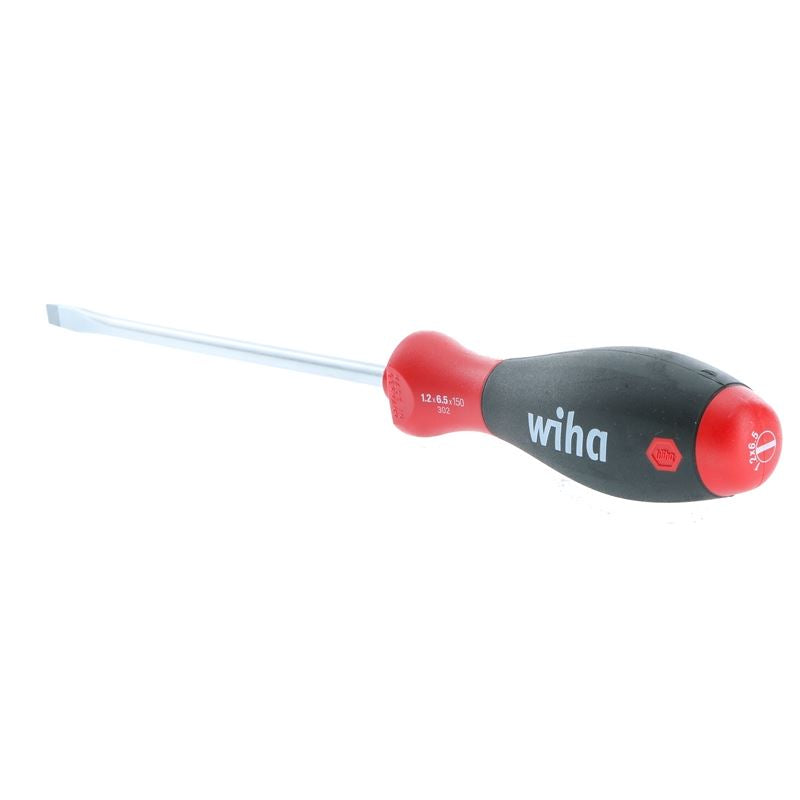 Wiha SoftFinish Slotted Driver 6.5 x 150mm
