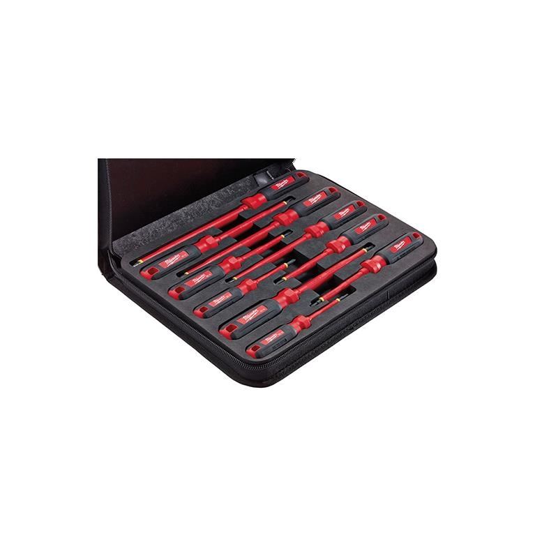 Milwaukee | 48-22-2210 10 PC 1000V Insulated Screwdriver Set w/ EV