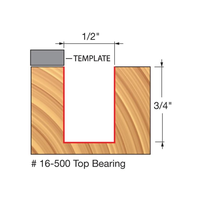 Freud | 16-500 1/2 (Dia.) Mortising Bit