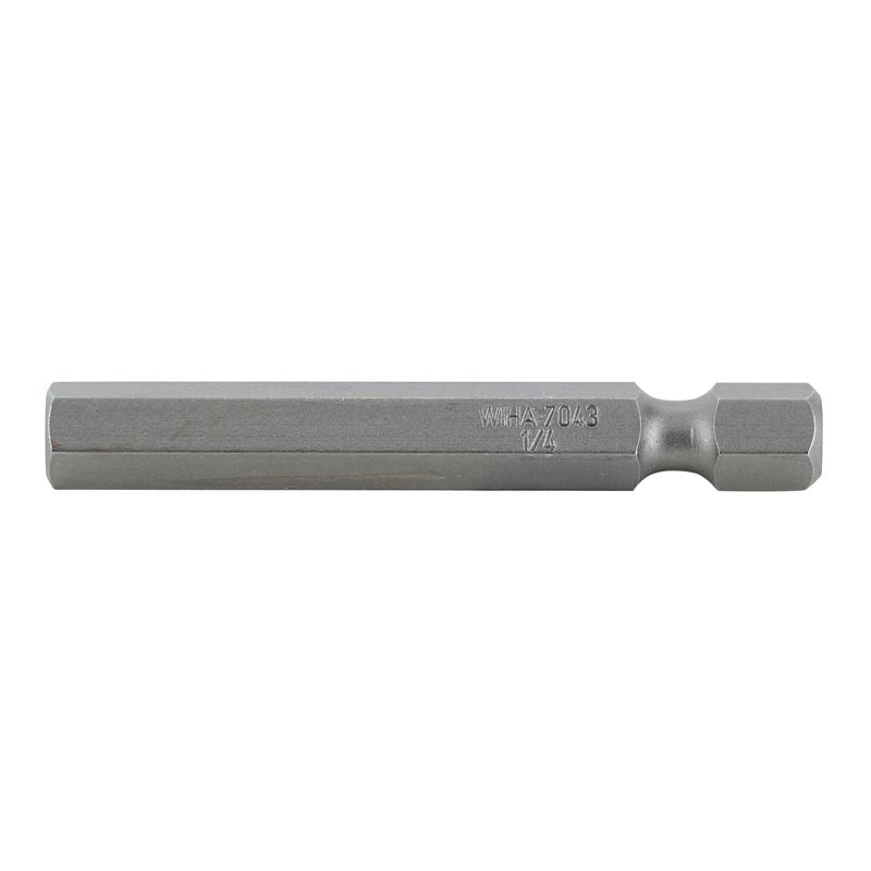 Wiha Hex Inch Power Bit 1/4 x 50mm Pack of 10 Bits