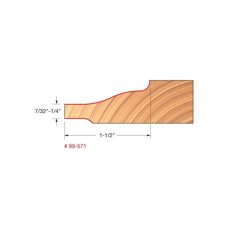 Freud | 34-110 1/4 Radius Rounding Over Bit