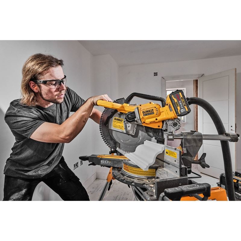 DEWALT DCS781X1 60V MAX 12in. Double Bevel Sliding Miter Saw