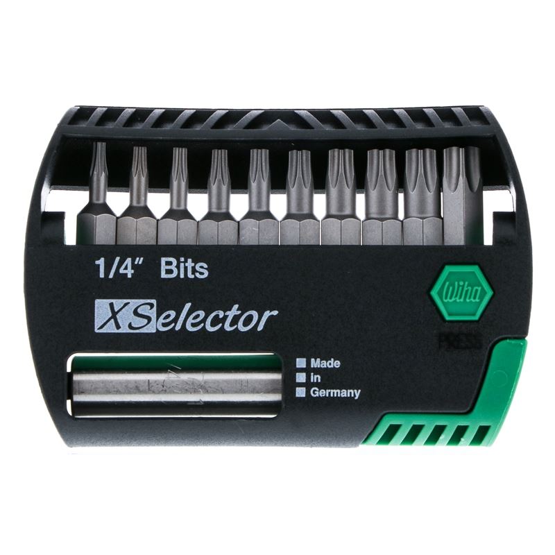 Wiha Torx XSelector Bit Set with Quick Release Holder