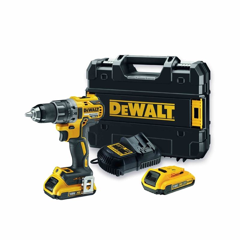 DEWALT DCD791D2 20V MAX* XR® Li-Ion Brushless Compact Drill / Driver Kit