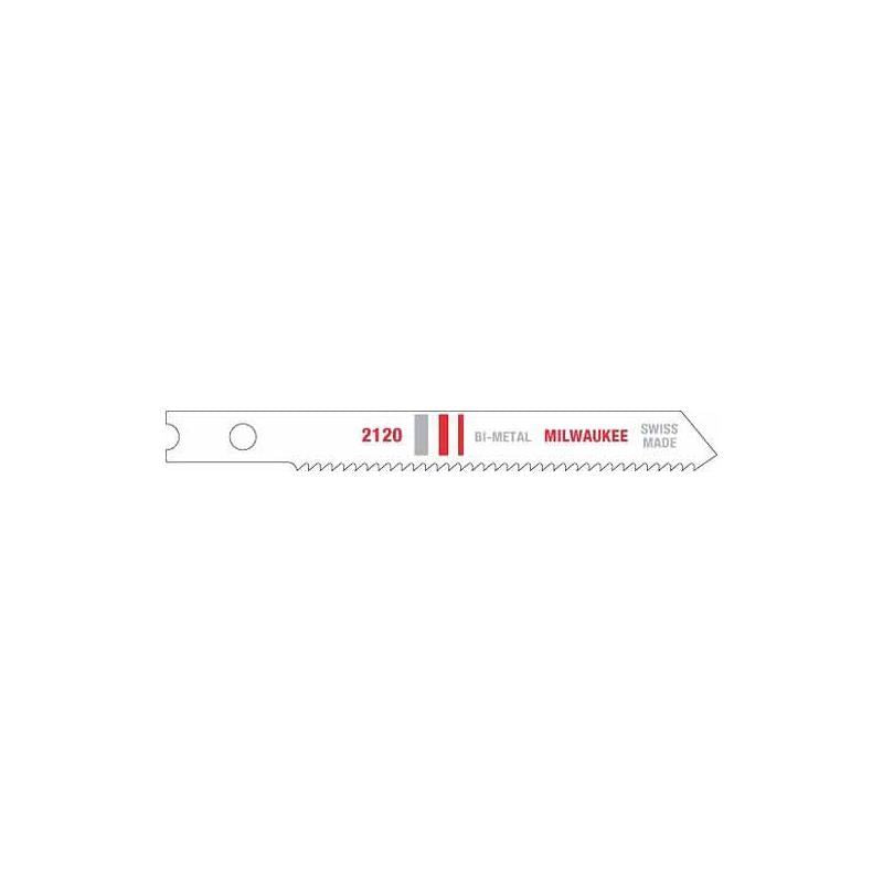 Milwaukee 48-42-2120 2-3/4"" 18 TPI B-Metal Jig Saw Blade (5 PK)