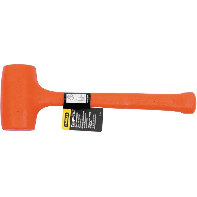 Stanley 57-533 42 oz Compo-Cast® Standard Head Soft Face Hammer