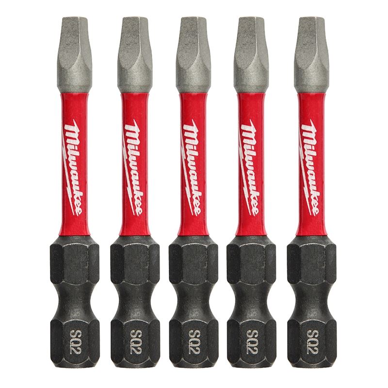 48-32-4606 SHOCKWAVE 2 in. Impact Square Recess #2 Power Bits