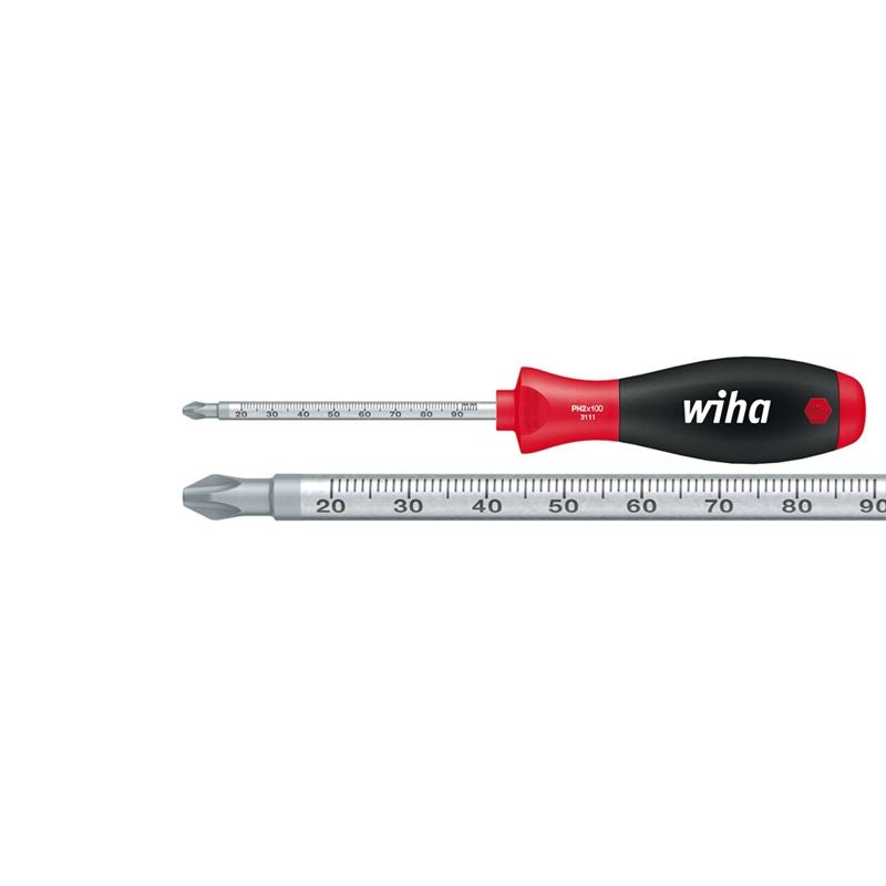 Wiha MeasureUp Slotted/Phillips Screwdriver 2 Piece Set