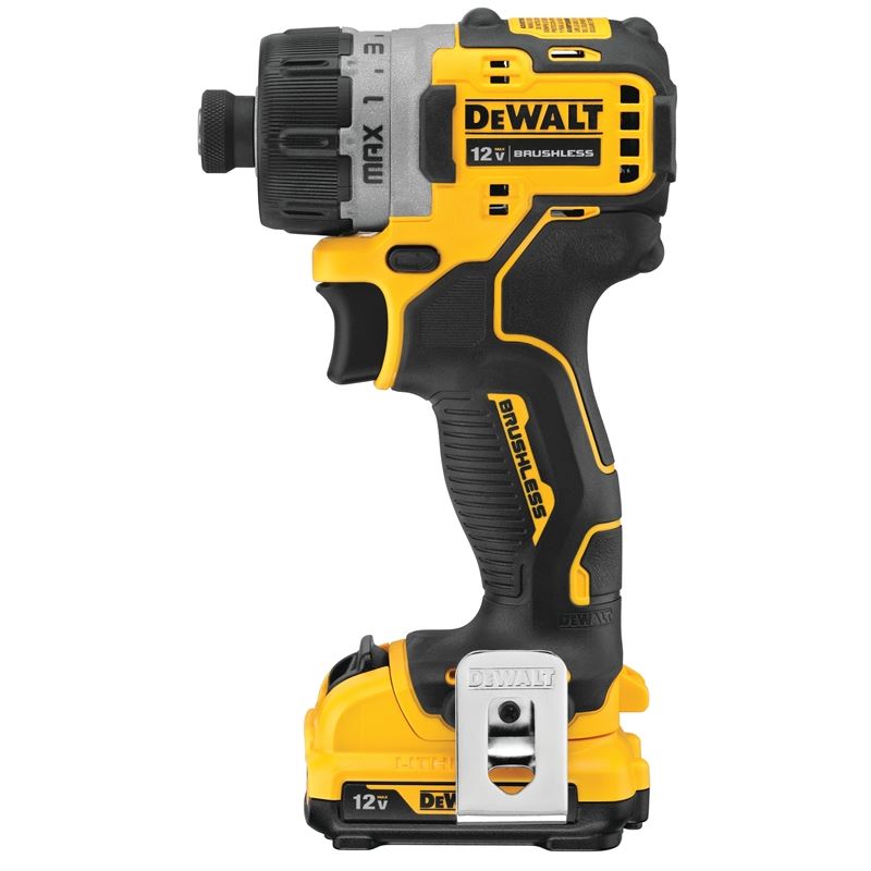 DEWALT DCF601F2 XTREME 12V MAX Brushless 1/4in Cordless Screwdriver Kit