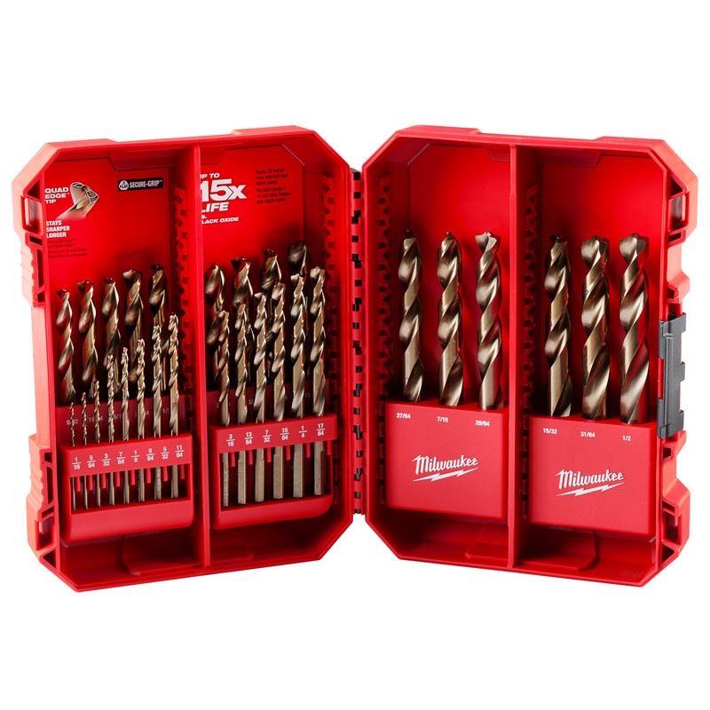 Milwaukee 48-89-2332 RED HELIX Cobalt Drill Bit Set - 29PC