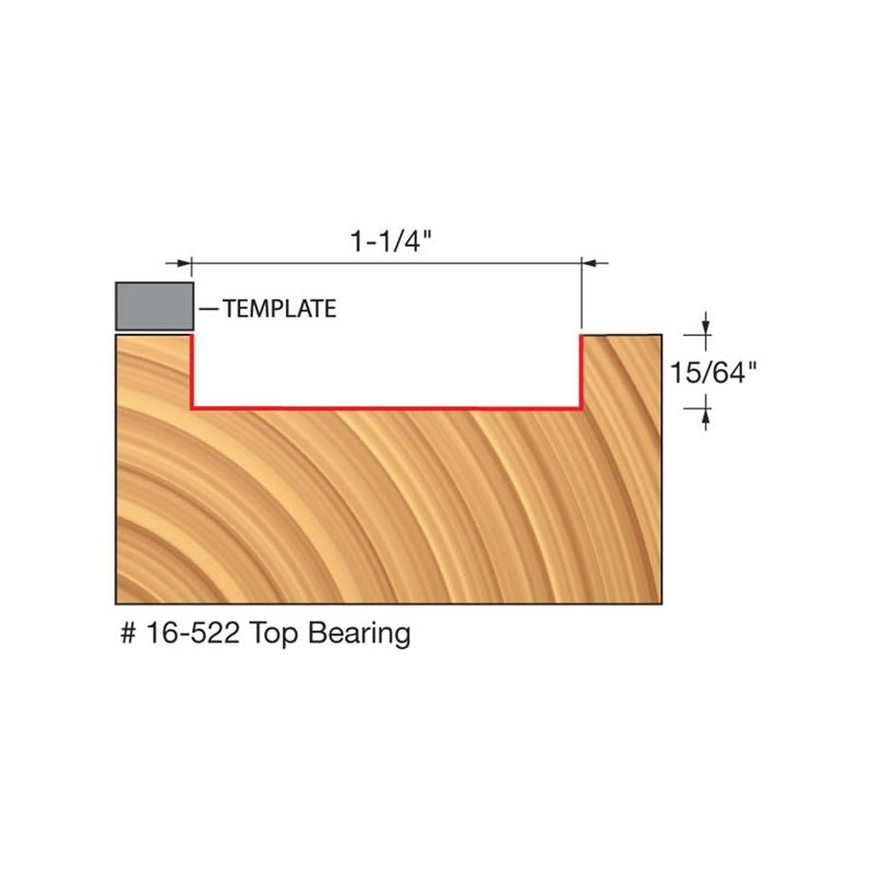 Freud | 16-522 1-1/4 (Dia.) Mortising Bit