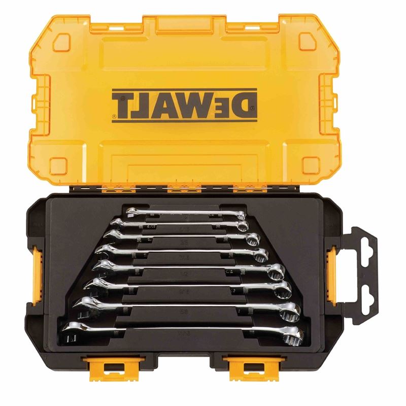 DEWALT DWMT73809 8 Piece Combination Wrench Set