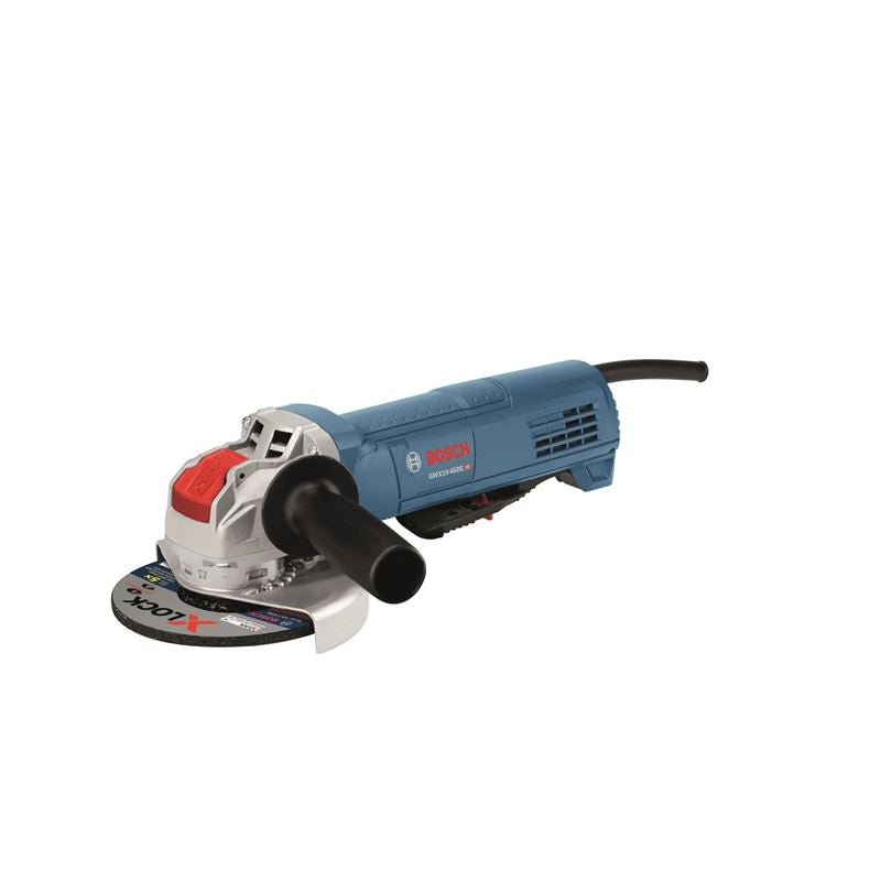Bosch GWX10-45DE 4-1/2 In. X-LOCK Ergonomic Angle Grinder with No Lock-On Paddle Switch