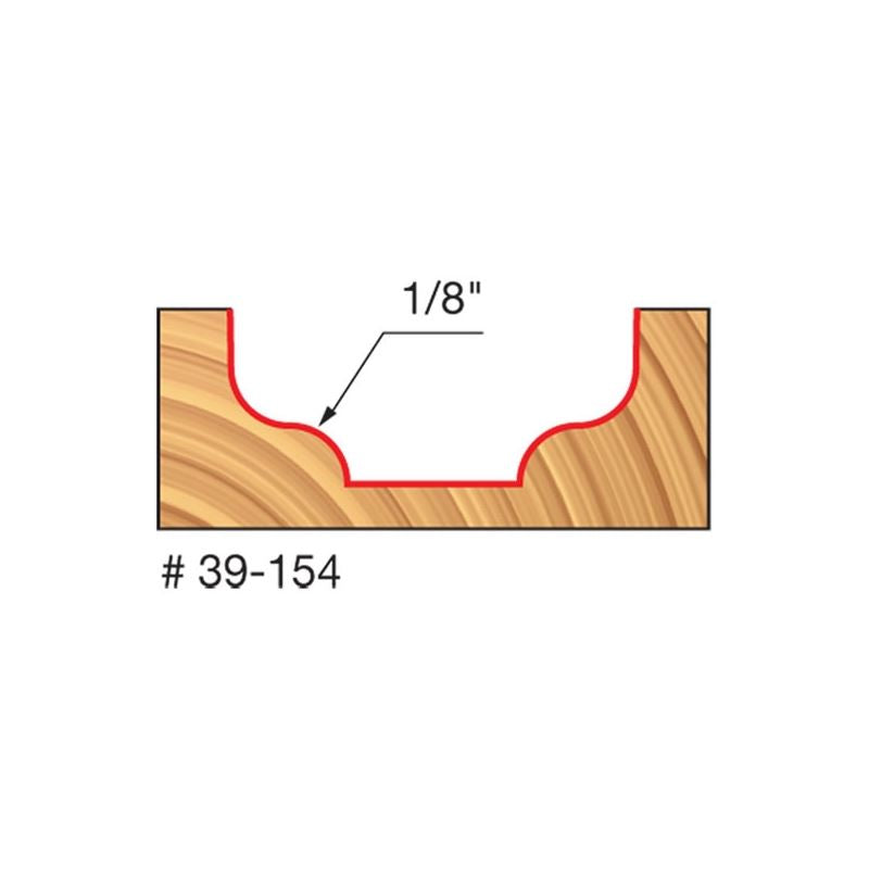 Freud | 39-154 1/8 Radius Ogee Groove Bit