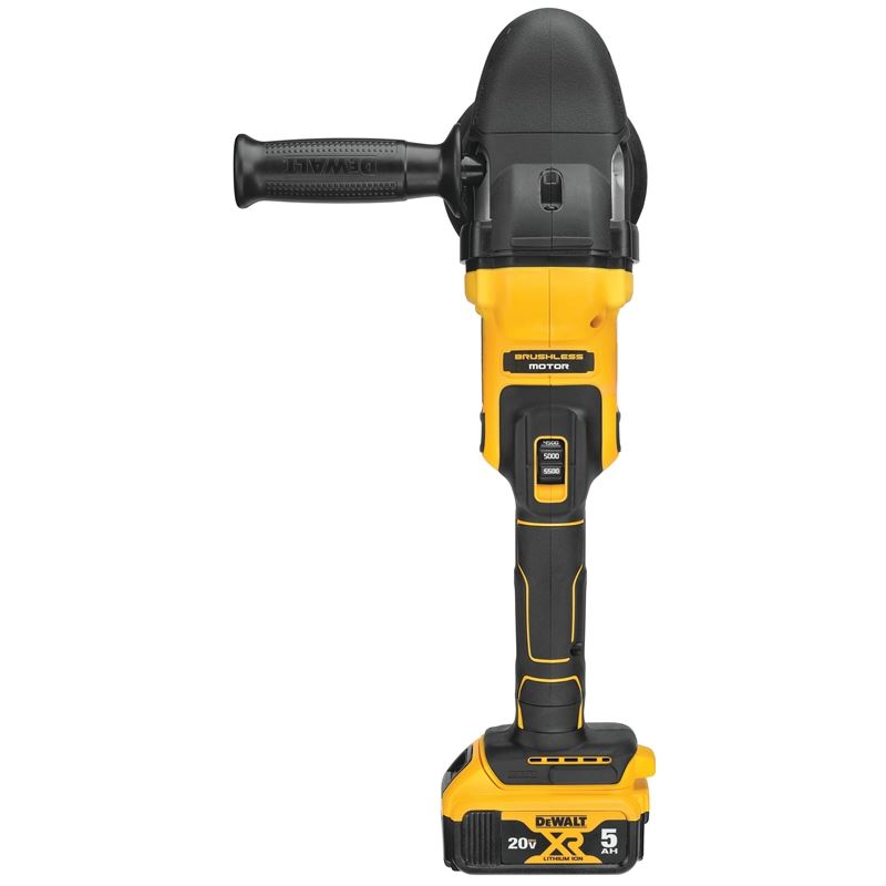 DEWALT DCM848P2 20V MAX* XR® 5 in. (125mm) Cordless Variable Speed Random Orbit Polisher Kit