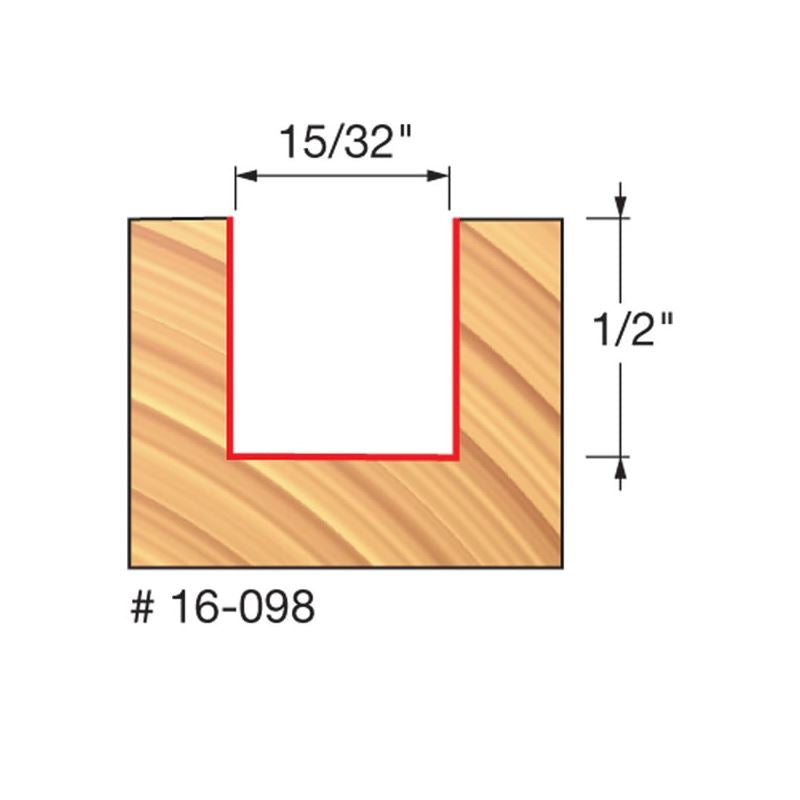 Freud | 16-098 15/32 (Dia.) Mortising Bit