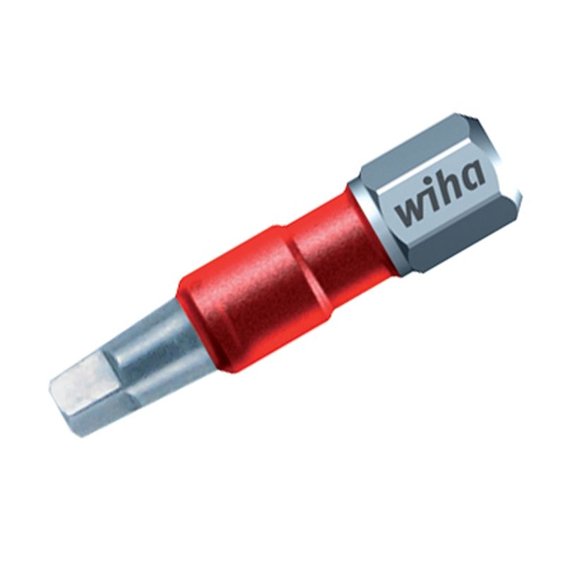 Wiha Terminator Impact Insert Bit Square #2 Pack of 10 Bits