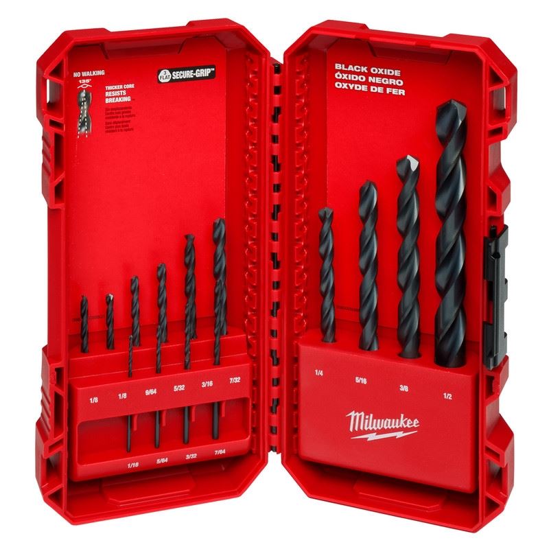 Milwaukee 48-89-2800 THUNDERBOLT Black Oxide Drill Bit Set - 14PC