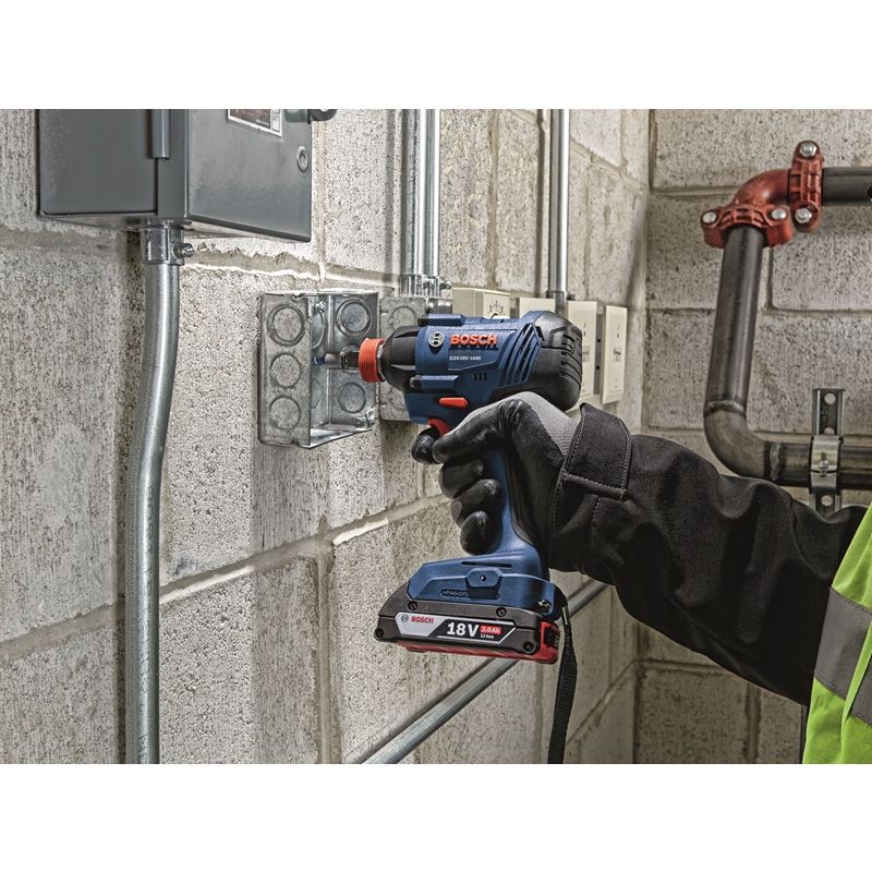 Bosch | GDX18V-1600N 18V 1/4 In. and 1/2 In. Two-In-One Bit/Socket Impact Driver (Bare Tool)