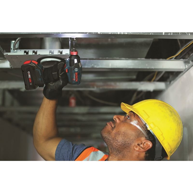 Bosch | IDH182-B24 18 V EC Brushless 1/4 and 1/2 In. Socket-Ready Impact Driver Kit w/(2) Batteries | BFP