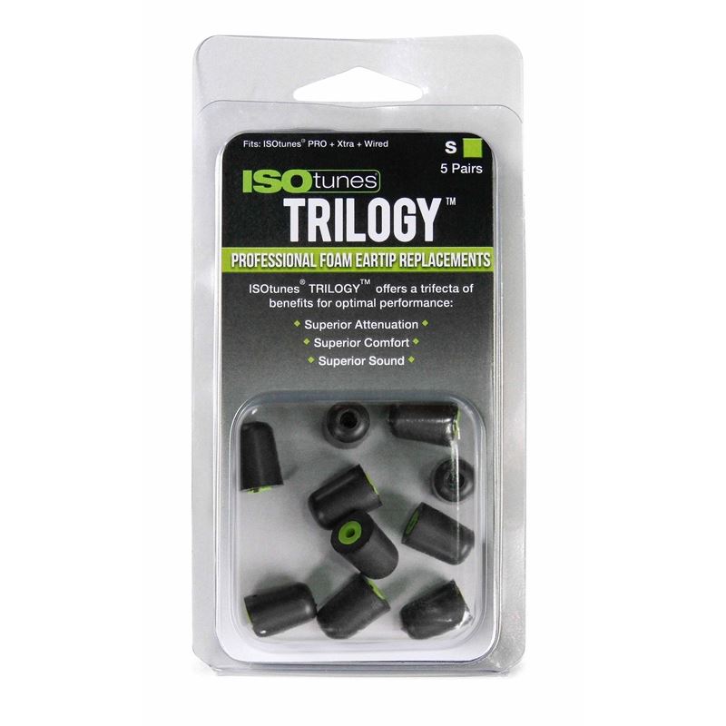 ISOtunes TRILOGY Professional Foam Replacement Eartips - Small Size