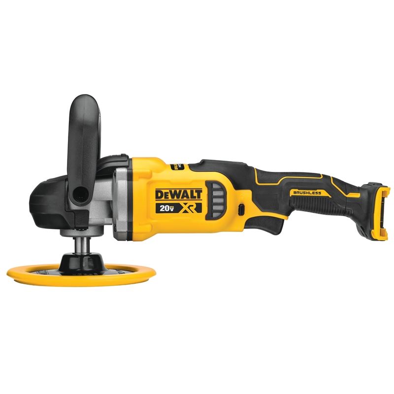 DEWALT DCM849B 20V MAX* XR® 7 in (180mm) Cordless Variable Speed Rotary Polisher (Tool Only)