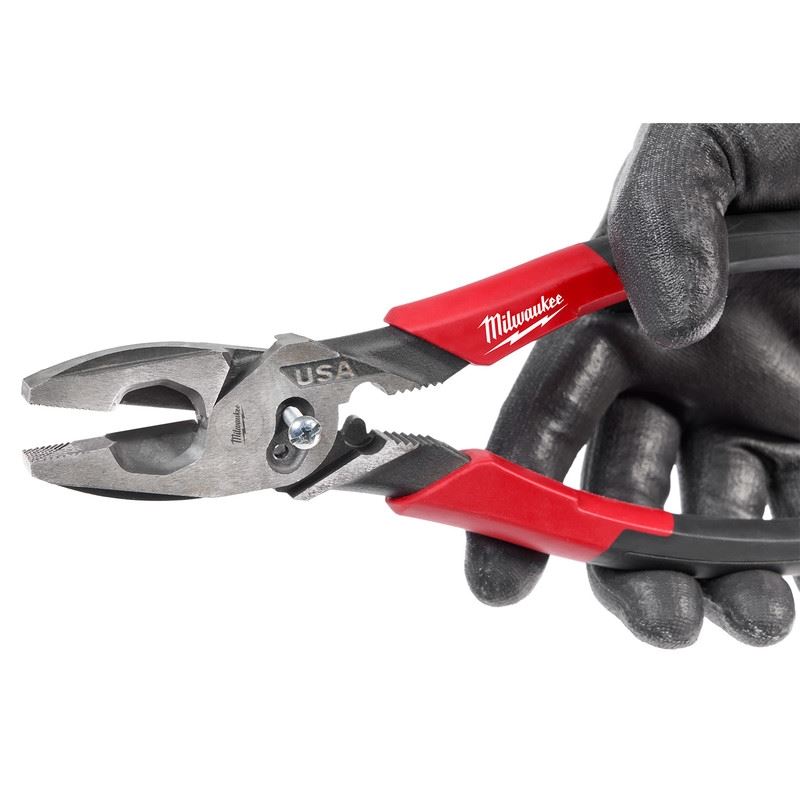 Milwaukee MT550C 9in Linemans Comfort Grip Pliers w/ Crimper and Bolt Cutter (USA)