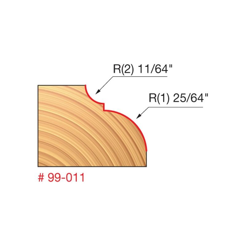 Freud | 34-110 1/4 Radius Rounding Over Bit