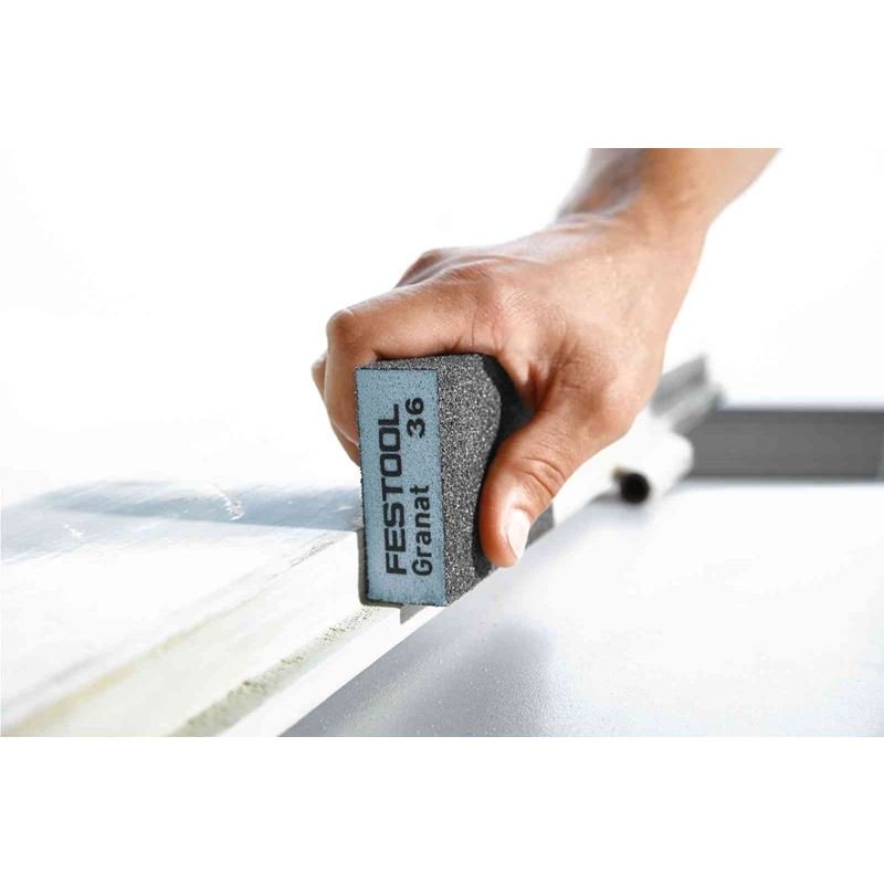 Abrasive sponge 69x98x26 120 GR/6 Granat - Mississauga Hardware Centre IncFestool201082