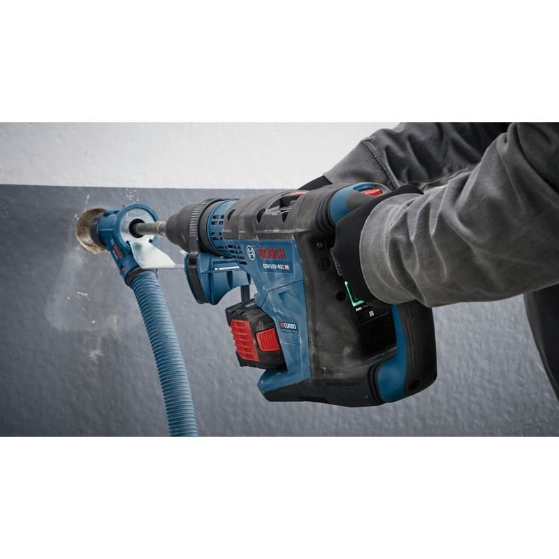 Bosch GBH18V - 40CK27 PROFACTOR 18V Hitman Connected - Ready SDS - max 1 - 5/8 In. Rotary Hammer Kit with (2) CORE 18V 12.0 Ah PROFACTOR Exclusive Batteries - Mississauga Hardware Centre IncBOSCHGBH18V-40CK27