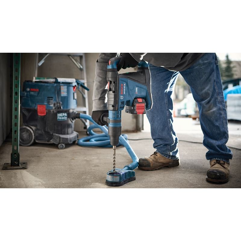 Bosch GBH18V - 40CK27 PROFACTOR 18V Hitman Connected - Ready SDS - max 1 - 5/8 In. Rotary Hammer Kit with (2) CORE 18V 12.0 Ah PROFACTOR Exclusive Batteries - Mississauga Hardware Centre IncBOSCHGBH18V-40CK27
