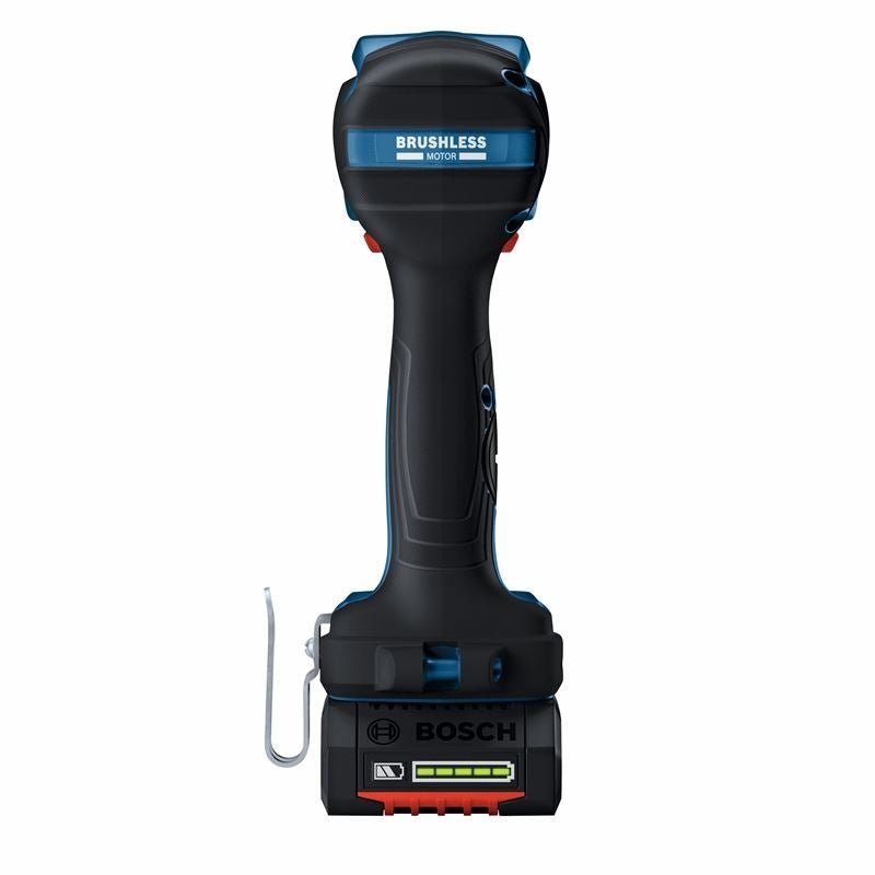 Bosch GDS18V - 330CB25 18V Brushless Connected - Ready 1/2 In. Mid - Torque Impact Wrench Kit with Frictin Ring and Thru - Hole and (2) CORE 18V 4.0 Ah Compact Batteries - Mississauga Hardware Centre IncBoschGDS18V-330CB25