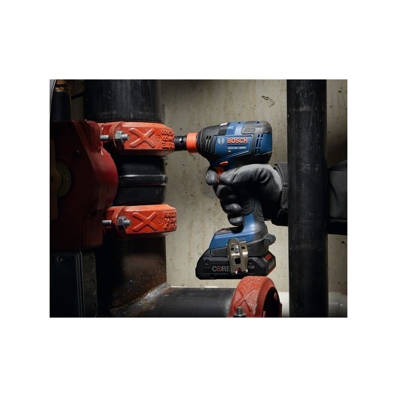 Bosch GDX18V - 1800CB25 18V EC Brushless Connected - Ready Freak 1/4 In. and 1/2 In. Two - In - One Bit/Socket Impact Driver Kit - Mississauga Hardware Centre IncBOSCHGDX18V-1800CB25