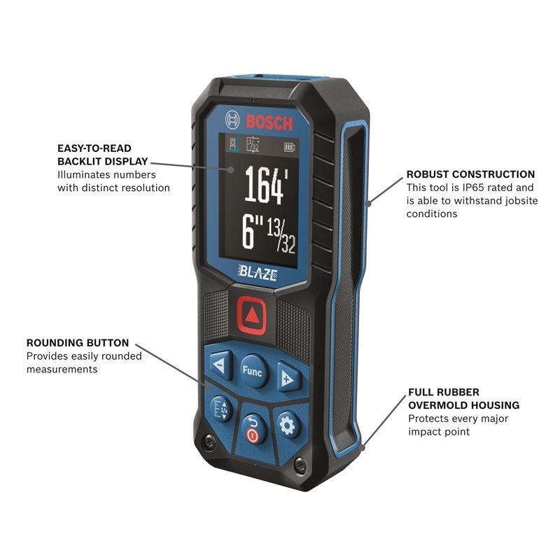 Bosch GLM165 - 22 BLAZE 165 Ft. Laser Measure - Mississauga Hardware Centre IncBOSCHGLM165-22